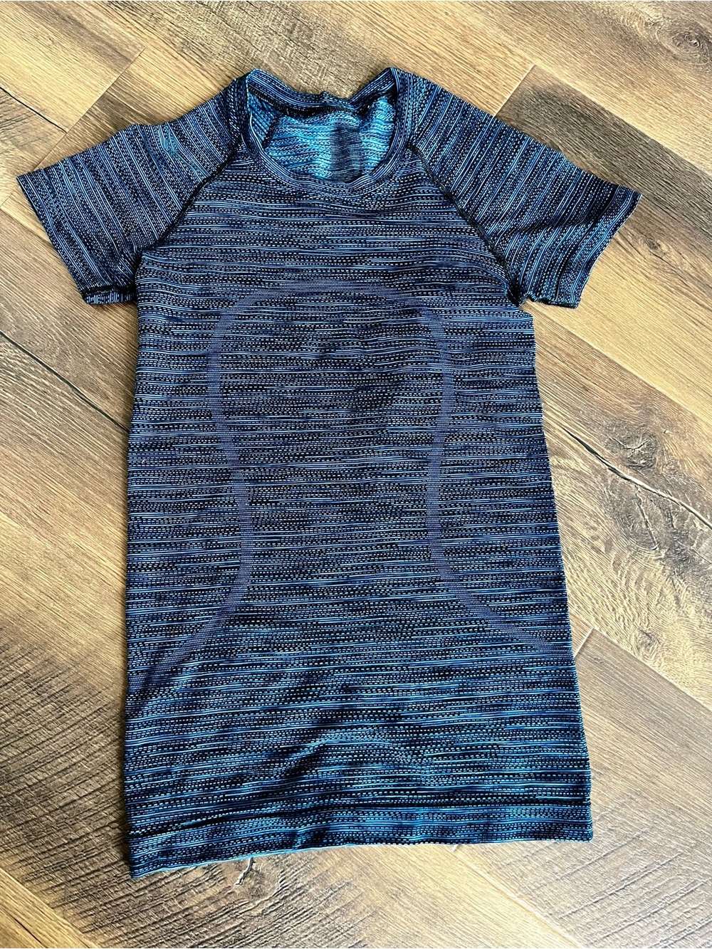 Lululemon Swiftly Tech Heather Blue Short Sleeve Active Top